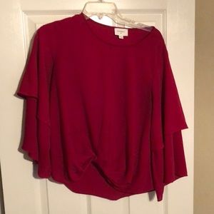 Bell sleeve blouse